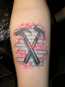 pink floyd hammers tattoo